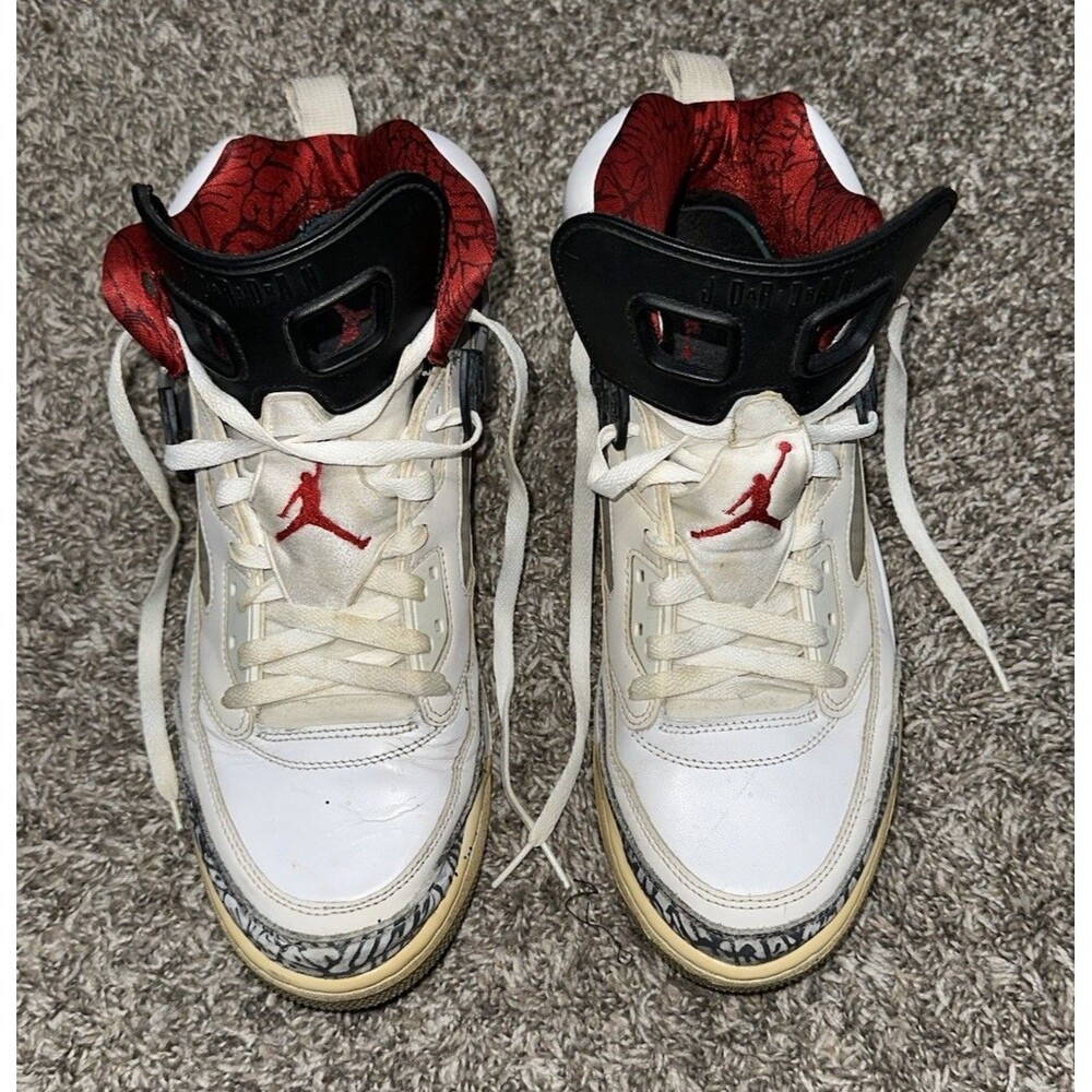 Jordan Spizike "White/Cement" Basketball Shoes - Size US 12
